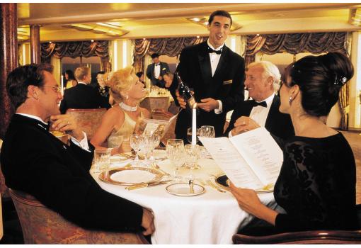disfrutará de elegantes y refinadas cenas